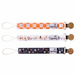 Copper Pearl NWT Mickey Mouse's Boo Bash Binky Clip Set 3 Pack